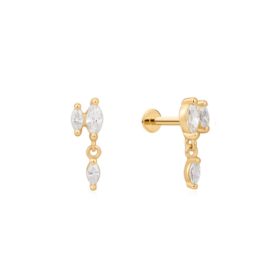 Marquise Trio Studs